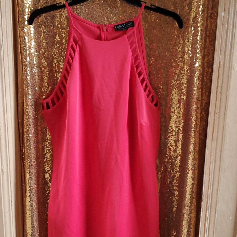 Pink Spaghetti Strap Dress, WORN ONCE